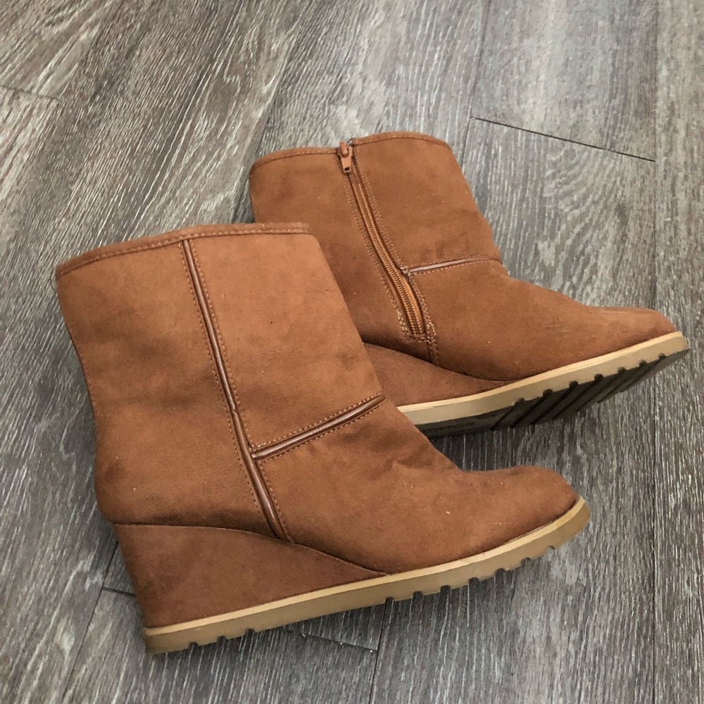 Wedges ankle boots size 7